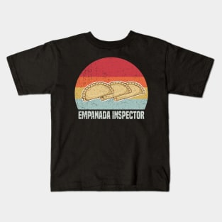 Retro Empanada Inspector Kids T-Shirt